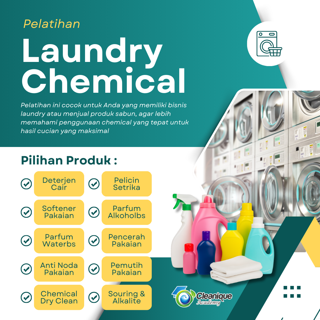 Pelatihan Chemical Kategori Laundry