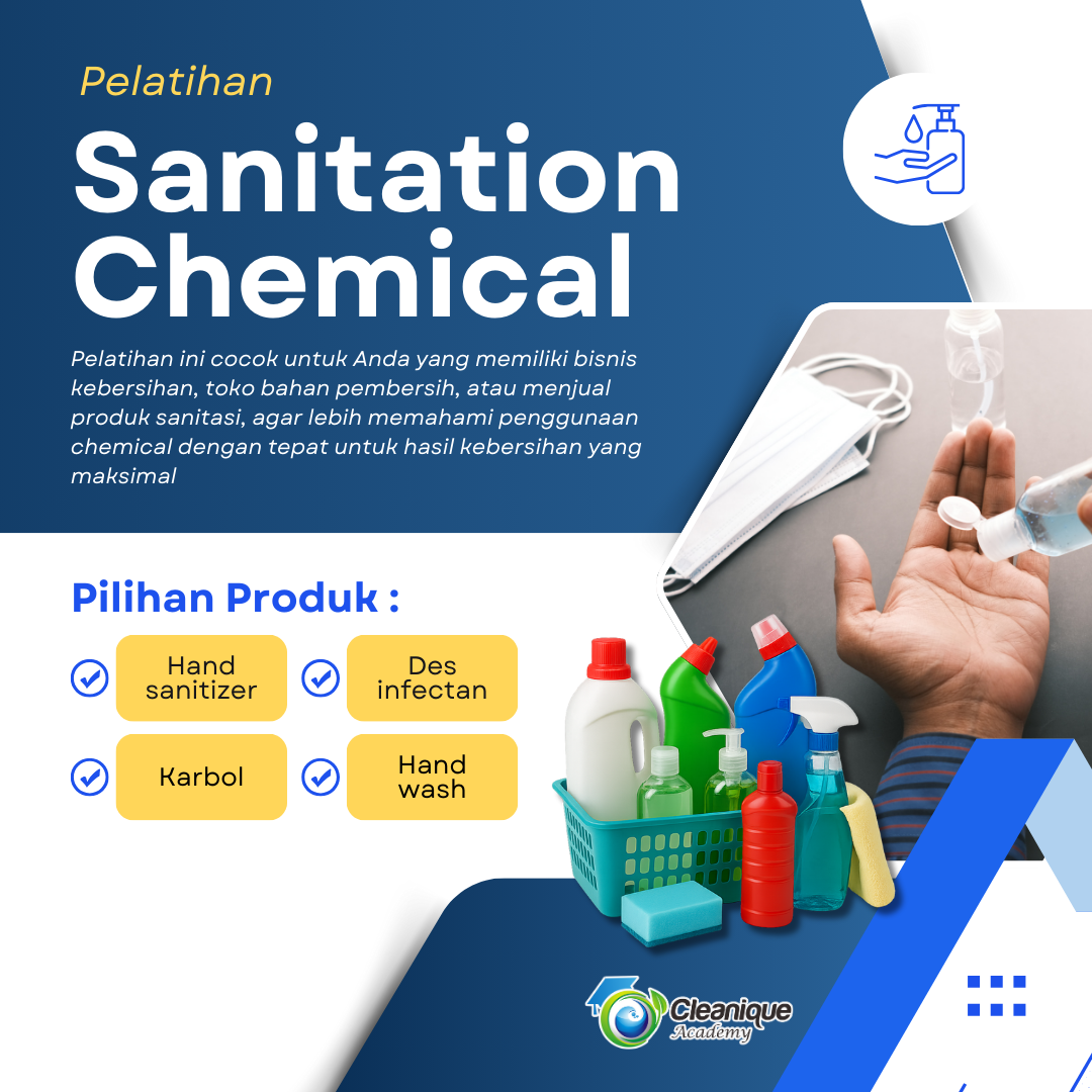Pelatihan Chemical Kategori Sanitasi