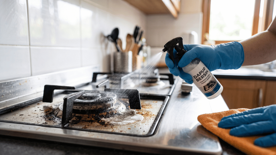Formula Degreaser Dapur: Cara Bikin Pembersih Minyak Gosong