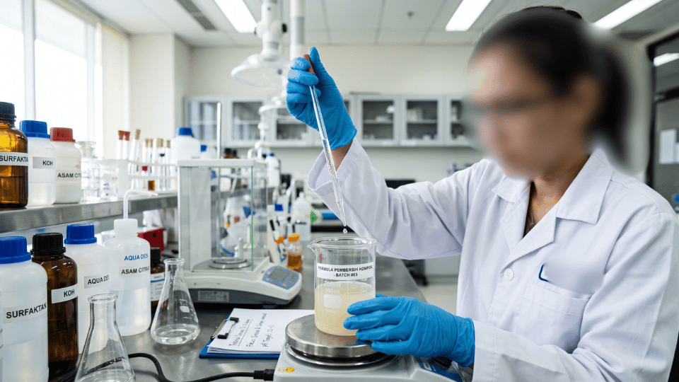 Terus, Gimana Cara Bikin Produk Degreaser