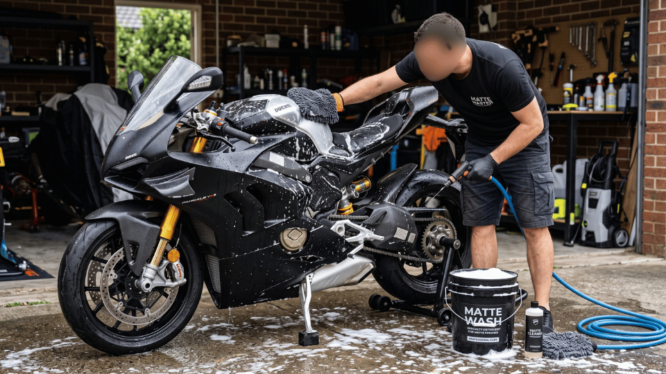 Sabun Cuci Motor Cat Doff: Formulasi Khusus Bebas Lapisan Wax